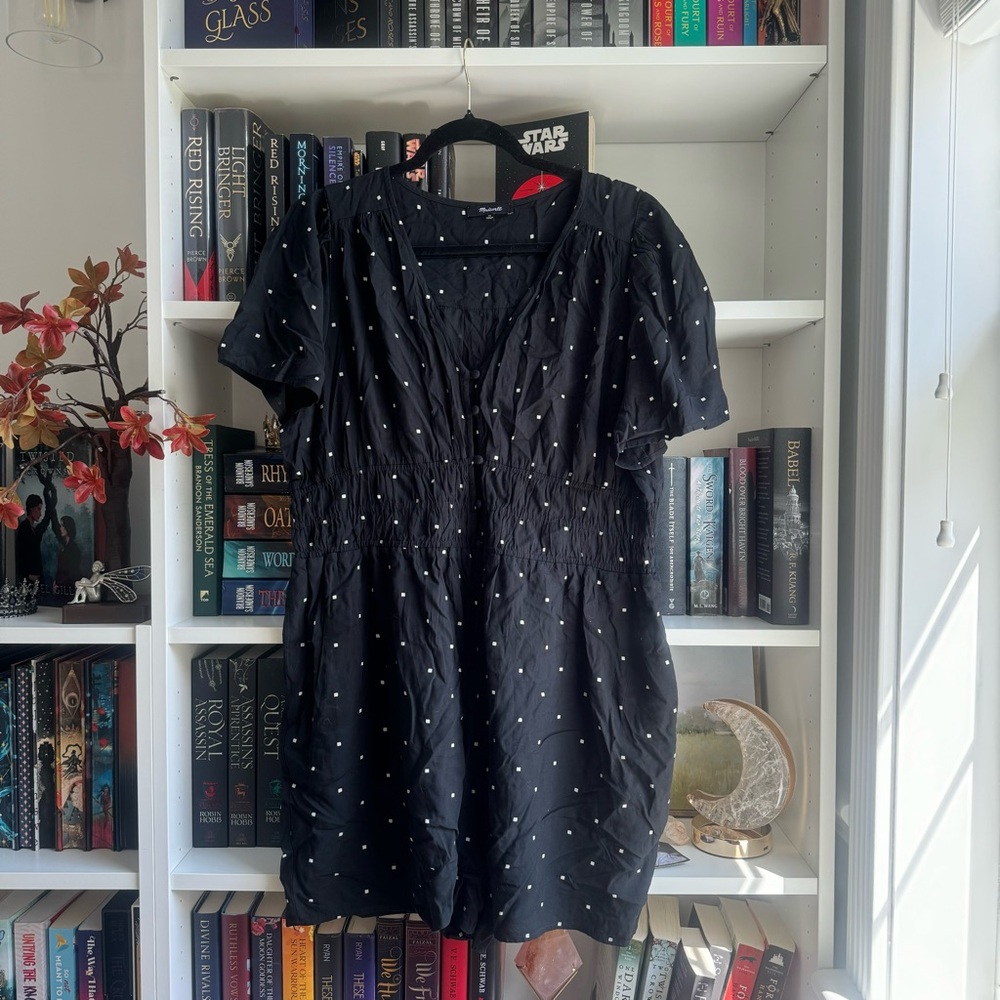 Madewell polka-dot romper
